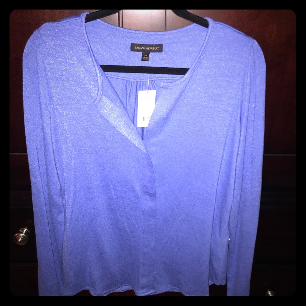 Banana Republic BNWT Light Purple Light Sweater